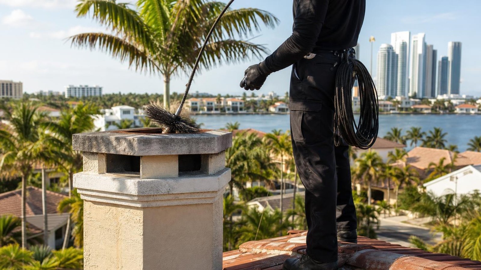 Local chimney sweep & inspection for Sunny Isles Beach homes